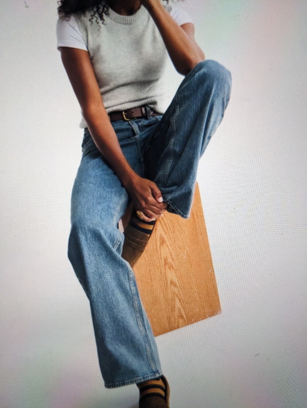 ABERCROMBIE & FITCH High-Rise Wide-Leg Jeans